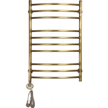 Электрический полотенцесушитель Domoterm Калипсо П10 500x800 АБР EL Античная бронза — фото 1, Электрические полотенцесушители