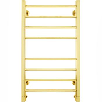 Водяной полотенцесушитель Domoterm Куба П8 400x800 Золото — фото 1, Водяные полотенцесушители