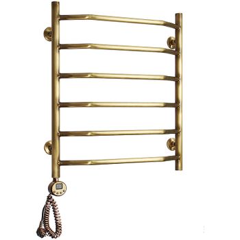 Электрический полотенцесушитель Domoterm Лаура П6 500x600 АБР EL Античная бронза — фото 3, Электрические полотенцесушители