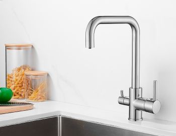 Смеситель для кухни Belz B802 B76802 Хром — фото 4, Смесители для кухни