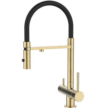 Смеситель для кухни Iddis Ace ACEMGFFi05 Золото матовое — фото 1, Смесители для кухни