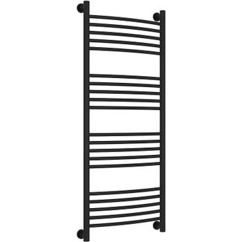 Водяной полотенцесушитель Сунержа Богема+ выгнутая 1200х500 31-0221-1250 Черный матовый — фото 4, Водяные полотенцесушители