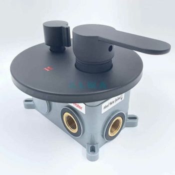 Душевая система ALMAes Sakari TVZ-0890 Черная матовая — фото 5, Встраиваемые душевые комплекты