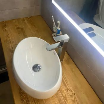 Смеситель для раковины Haiba HB11803 Нержавеющая сталь — фото 4, Смесители для раковины