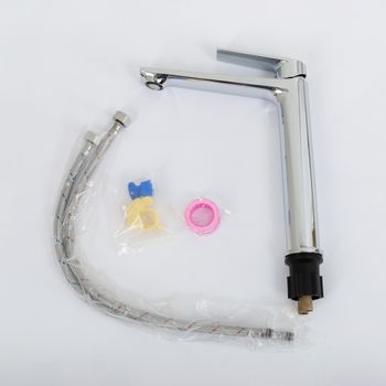 Смеситель для накладной раковины без донного клапана CEZARES COMFORT-LC-01-W0 — фото 5, Смесители для раковины