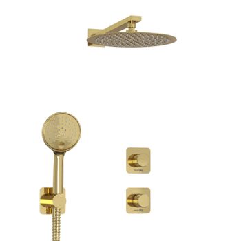 A7651.303.183.208.280.197.207  Встраиваемый комплект для душа с верхней душевой насадкой и лейкой — фото 5, Встраиваемые душевые комплекты