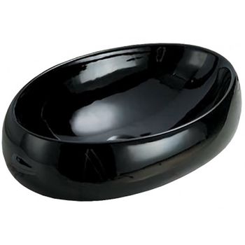 Раковина CeramaLux 48 78455 Черная — фото 1, Раковины накладные