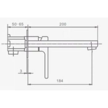 Смеситель для раковины Raglo R30.11 Хром — фото 2, Смесители для раковины