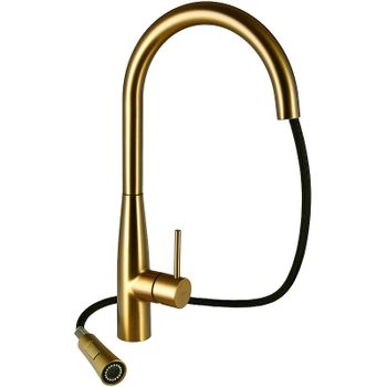 Смеситель для кухни Raiber Graceful RPG-011 Золото матовое — фото 6, Смесители для кухни