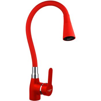 Смеситель для кухни Melodia della vita Ostessa MDV40617Red Красный — фото 1, Смесители для кухни