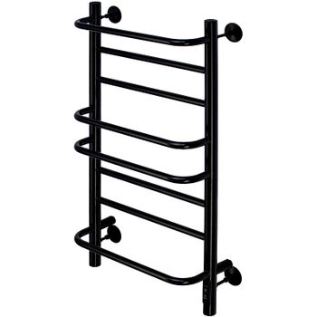 Электрический полотенцесушитель Comfysan Puro EC-8 80x50 012991 Черный матовый — фото 1, Электрические полотенцесушители