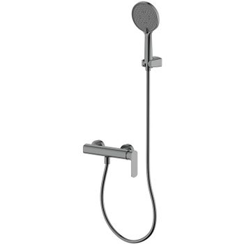 Смеситель для душа AQUAme Monza AQM6313GM Оружейный металл — фото 1, Смеситель для душа