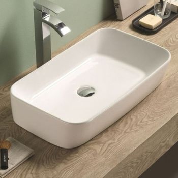 Раковина-чаша CeramaLux 58 78494 Белая — фото 2, Раковины накладные