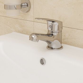 Смесители для раковины Milardo Simp SIMSB00M01 Хром — фото 2, Смесители для раковины