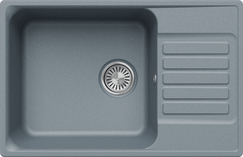 Кухонная мойка QUARTZBOND BOND-740 (Грей) — фото 1, Кухонные мойки