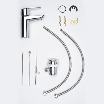 Смеситель для раковины AQUAme Prato AQMP6111 Хром — фото 4, Смесители для раковины