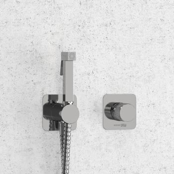 A4651.271.057.136 Встраиваемый комплект для биде со шлангом — фото 1, Гигиенические души