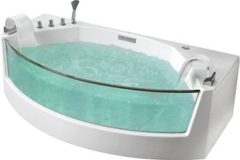 Акриловая ванна Gemy G9079 200х105 с гидромассажем — фото 3, Акриловые ванны