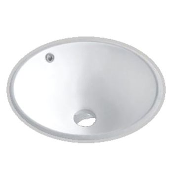 Раковина CeramaLux 43 NY J848 Белая — фото 1, Раковины встраиваемые снизу