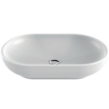 Раковина-чаша Creavit Mina 65 MN165-00CB00E-0000 Белая — фото 1, Раковины накладные