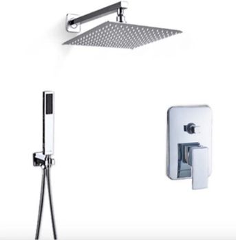 Душевая система ALMAes Leine TVZ-0809 Хром — фото 1, Встраиваемые душевые комплекты