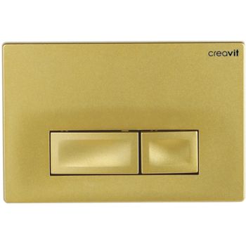 Клавиша смыва Creavit Ore GP3006.00 Золото матовая — фото 1, Кнопки смыва