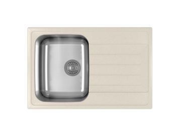 Dr.Gans Мойка "Дуэт" 760, латте СМс — фото 1, Кухонные мойки