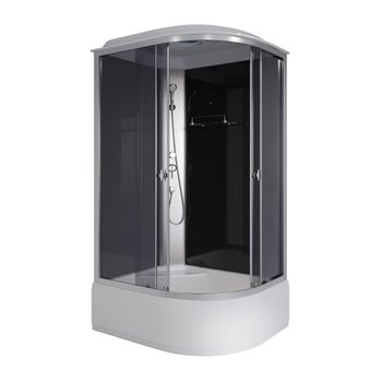 Душевая кабина Niagara Eco E120/80/40L/TN (120х80х215) высокий поддон(40см),стекло тонированное,4 ме — фото 3, Душевые кабины