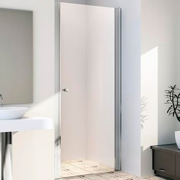 Душевая дверь в нишу Radomir 60 1-10-2-0-0-1240 профиль Хром стекло прозрачное — фото 1, Распашные душевые двери