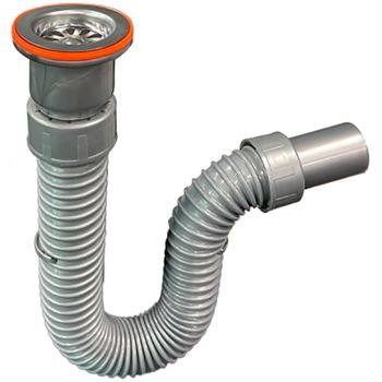 Сифон для раковины Bettoserb 125312 Нержавеющая сталь — фото 1, Сифоны для раковины