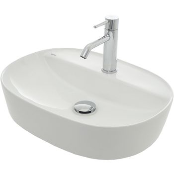 Раковина AQUAme 50 AQM5002 Белая глянцевая — фото 1, Раковины накладные