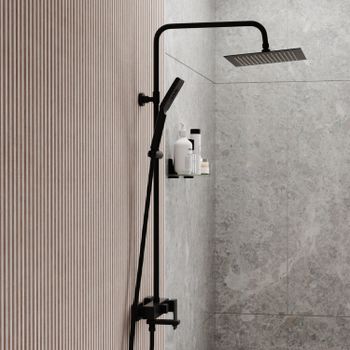 A27701 Душевой комплект со смесителем — фото 1, Душевые стойки