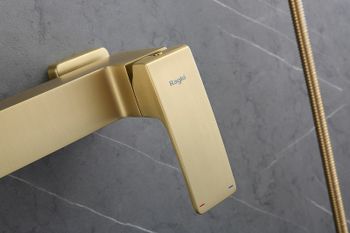 Смеситель для ванны Raglo R01.30.03 Золото матовое — фото 6, Смеситель для ванны