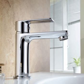 Смеситель для раковины Haiba HB10505 Хром — фото 3, Смесители для раковины