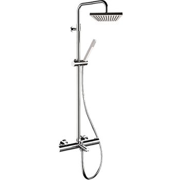 Душевая система Remer Elegance EQ34A7SDSD20 с термостатом Хром — фото 1, Душевые стойки