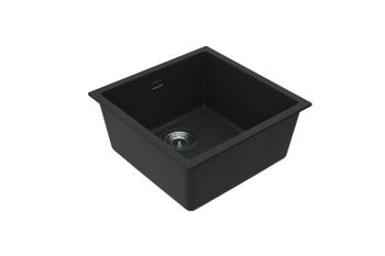 Мойка для кухни ALVEUS OMNI 20 GRANITAL DEEP BLACK-G90 450x450x198 с сифоном 1145083 — фото 2, Кухонные мойки