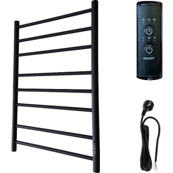 Электрический полотенцесушитель Маргроид Вид 10 800x500 10-8050-1049-9005R правый Черный матовый — фото 1, Электрические полотенцесушители