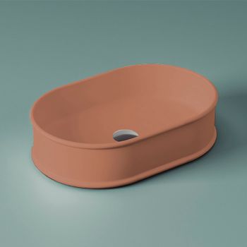 Раковина-чаша Artceram Atelier 60 ATL002 40 00 Tortora — фото 3, Раковины накладные