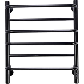 Электрический полотенцесушитель Comfysan Puro EC-6 60x40 012816 Черный матовый — фото 3, Электрические полотенцесушители