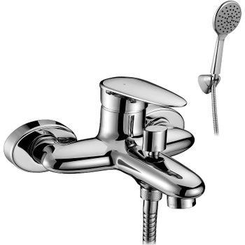 Смеситель для ванны Lemark Status LM4402C Хром — фото 1, Смеситель для ванны