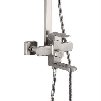 Душевая система Haiba HB24803 Нержавеющая сталь — фото 2, Душевые стойки