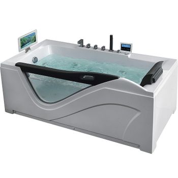 Акриловая ванна Gemy 181х92 G9055 O L с гидромассажем — фото 1, Акриловые ванны