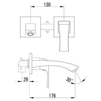 Смеситель для раковины Lemark Unit LM4526C Хром — фото 2, Смесители для раковины