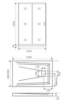 Душевая дверь Good Door Infinity WTW-120-C-CH 120 профиль Хром стекло прозрачное — фото 3, Душевые двери в нишу