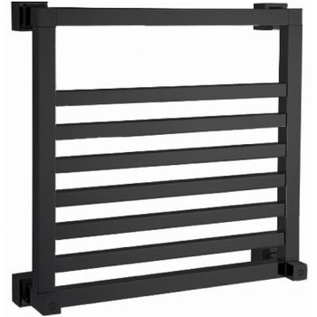 Водяной полотенцесушитель Margaroli Quadri 7105206MBN Черный матовый — фото 1, Водяные полотенцесушители