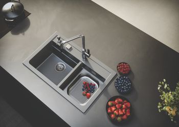 Смеситель для кухни ALVEUS ROMI-P CHR — фото 3, Смесители для кухни