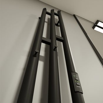 Электрический полотенцесушитель Altasan Бриз 120х17 Бриз12017ЧМ Черный муар — фото 5, Электрические полотенцесушители