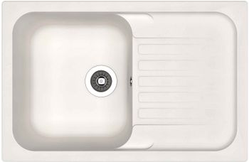 Dr.Gans Мойка "Адель" 780, белый СМс — фото 1, Кухонные мойки