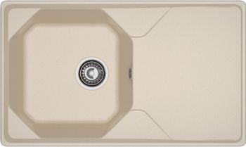 GRANFEST Мойка UNIQUE 840L 1-чаша+крыло 840*500мм кашемир арт.GF- — фото 2, Кухонные мойки