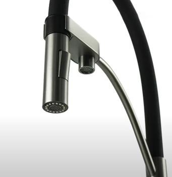 Смеситель для кухни Lemark Bronx LM3761GM Графит — фото 4, Смесители для кухни